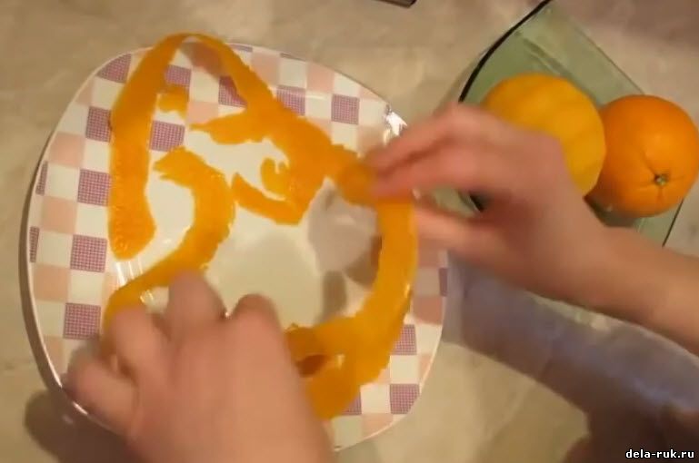 Как правильно чистить апельсин