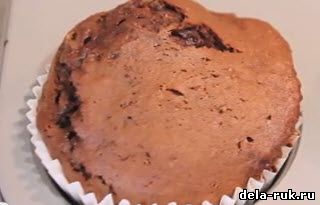 Шоколадные кексы в формочках рецепт