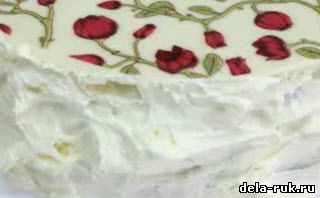 Украшение тортов цветами из крема видео
