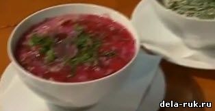  Холодный свекольный суп рецепт видео урок