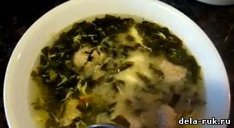 Суп зеленый со щавелем видео урок