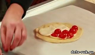 Пицца с помидорами черри рецепт