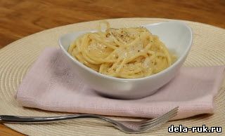 Спагетти с сыром рецепт