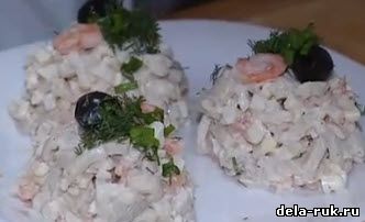 Как готовить салат морской прибой