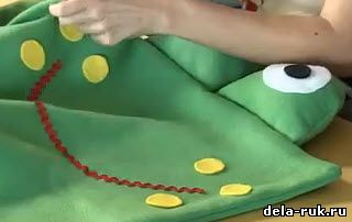 Подушка лягушка видео урок
