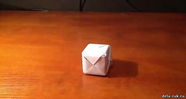 куб из бумаги как сделать своими руками подделка из бумаги