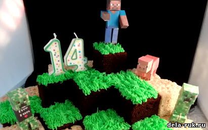 Оригинальный торт на день рождения видео