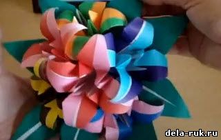 Оригами лилия видео