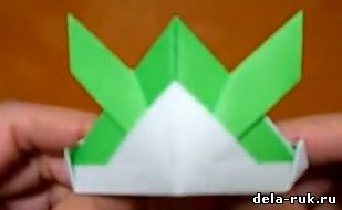 Оригами из бумаги шлем видео