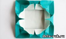  Оригами фоторамка видео
