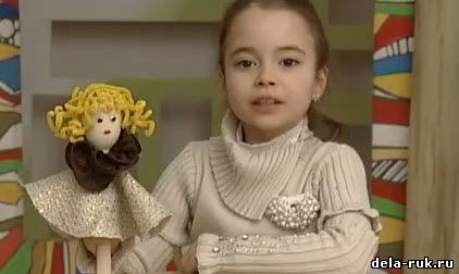 Как сделать куклу своими руками из ложки видео урок