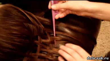 Плетение кос корзинка видео урок