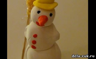 Снеговик своими руками видео