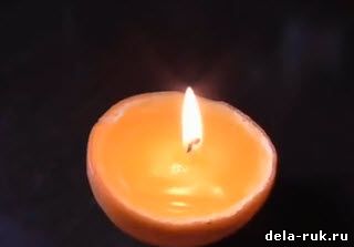 Делаем свечу своими руками