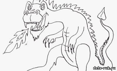 Как рисовать карандашом дракона видео урок