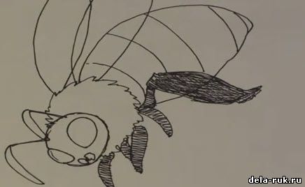 Как рисовать пчелу поэтапно видео урок
