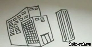 Как рисовать здания правильно видео урок