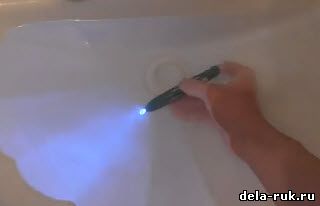 Подводный фонарь своими руками видео