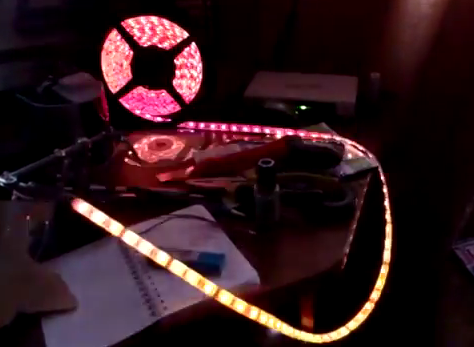 Цветомузыка из светодиодной ленты схема видео