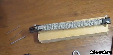 Плетение браслетов видео на гвоздях