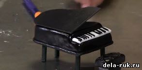 Как сделать фортепиано видео урок