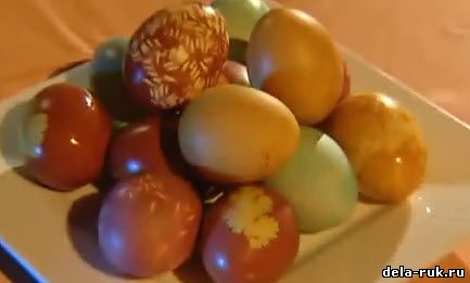 Как покрасить яйцо без химии чатыре способа способа