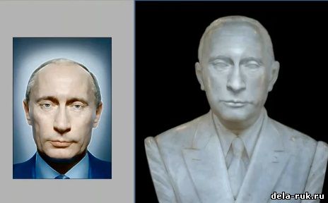 как из обычной фото сделать статую в фотошоп видео урок от сайта dela-ruk.ru