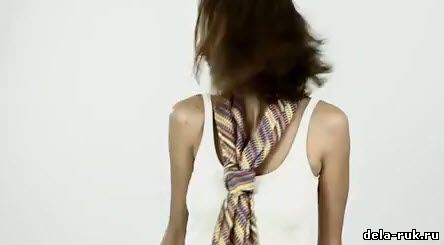  Как повязать шарф видео урок