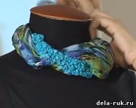Как модно завязывать платок на шее
