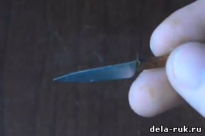 Самый маленький нож своими руками