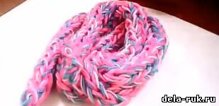 Вяжем красивые шарфы видео урок