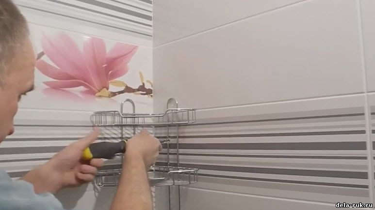 Полки угловые для ванных комнат монтаж своими руками