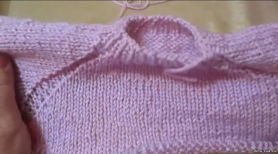 Вязание круговыми спицами свитера