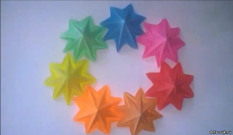Как сделать оригами звезду мастер класс