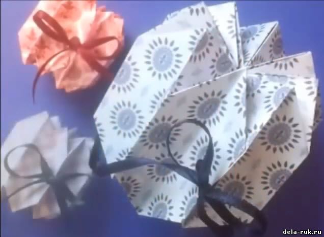 Оригами пакетик своими руками мастер класс