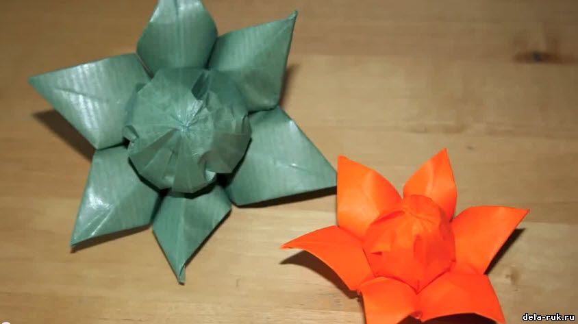 Как сделать оригами цветов
