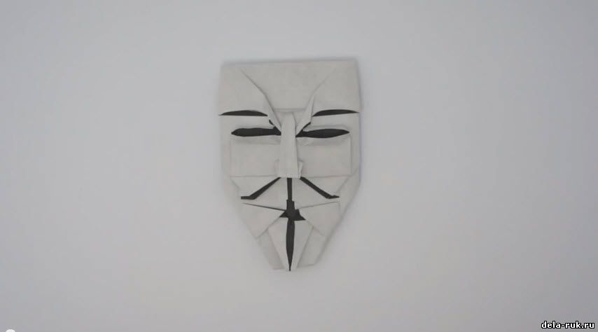 Оригами как сделать маску