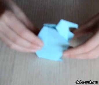 Как сделать оригами птицу