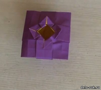 Оригами видео ваза