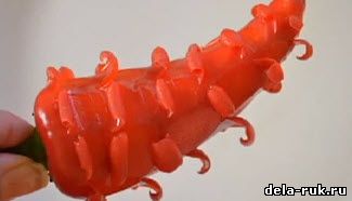 Резьба по овощам и фруктам видео урок