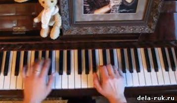 Игра на фортепиано для начинающих видео урок