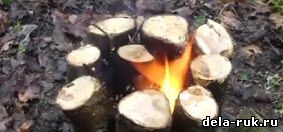 Как разжечь костер в лесу видео урок